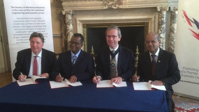 Maritime London & Society of Maritime Industries sign MoU with Mauritius