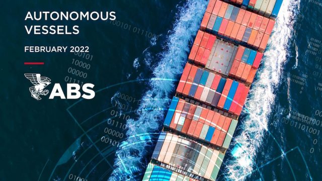 ABS publishes whitepaper on autonomous vessel developments