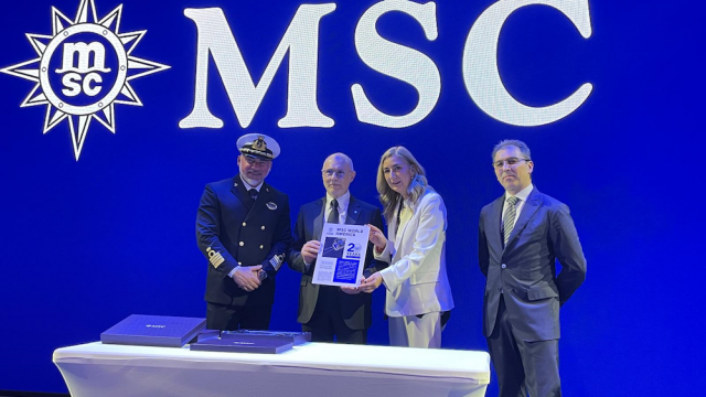Bureau Veritas presents MSC World America with Platinum Pearl Award for Commitment to Safety and Sustainability